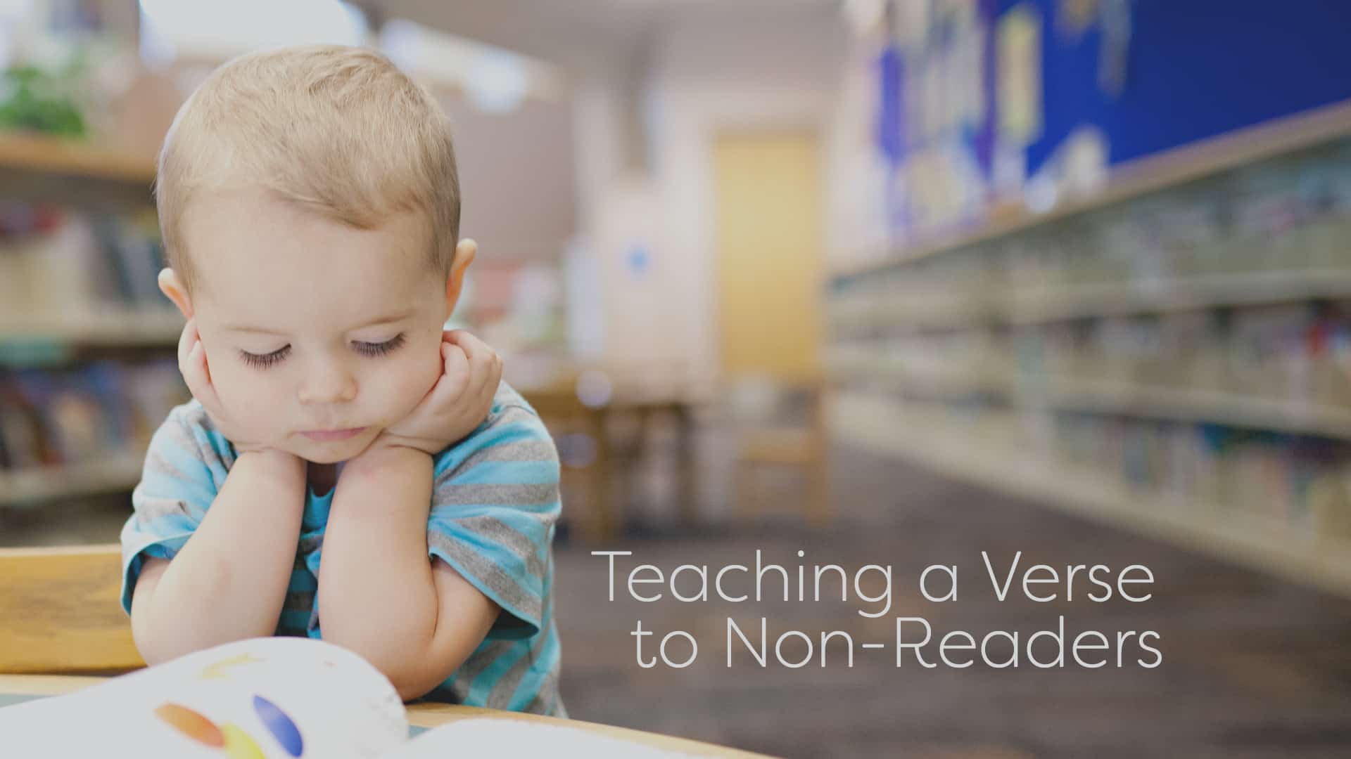 Teaching a Verse to NonReaders Awana