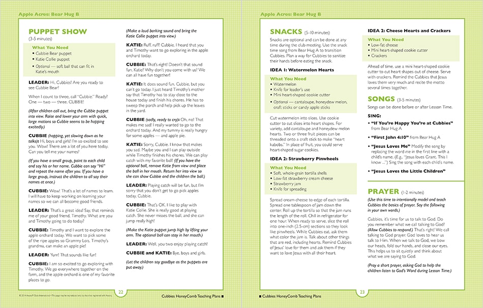 Awana Cubbies Teaching Plans with Resource CD Awana