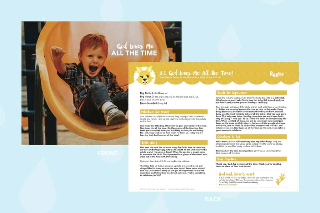 Awana Puggles Take Home Cards | Awana Puggles Parent Cards – NYJFA