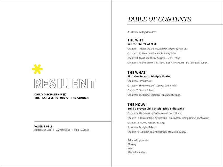 Title Page and Table of Comments