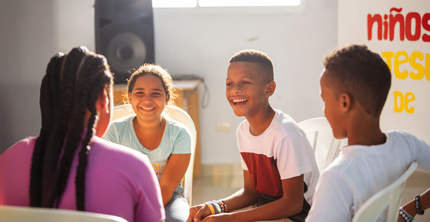 Awana small group in Dominican Republic