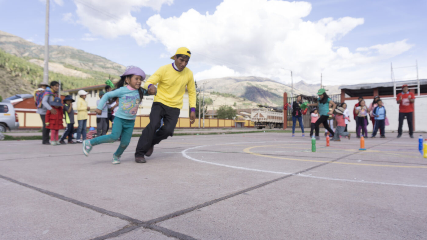 Awana game time in Peru