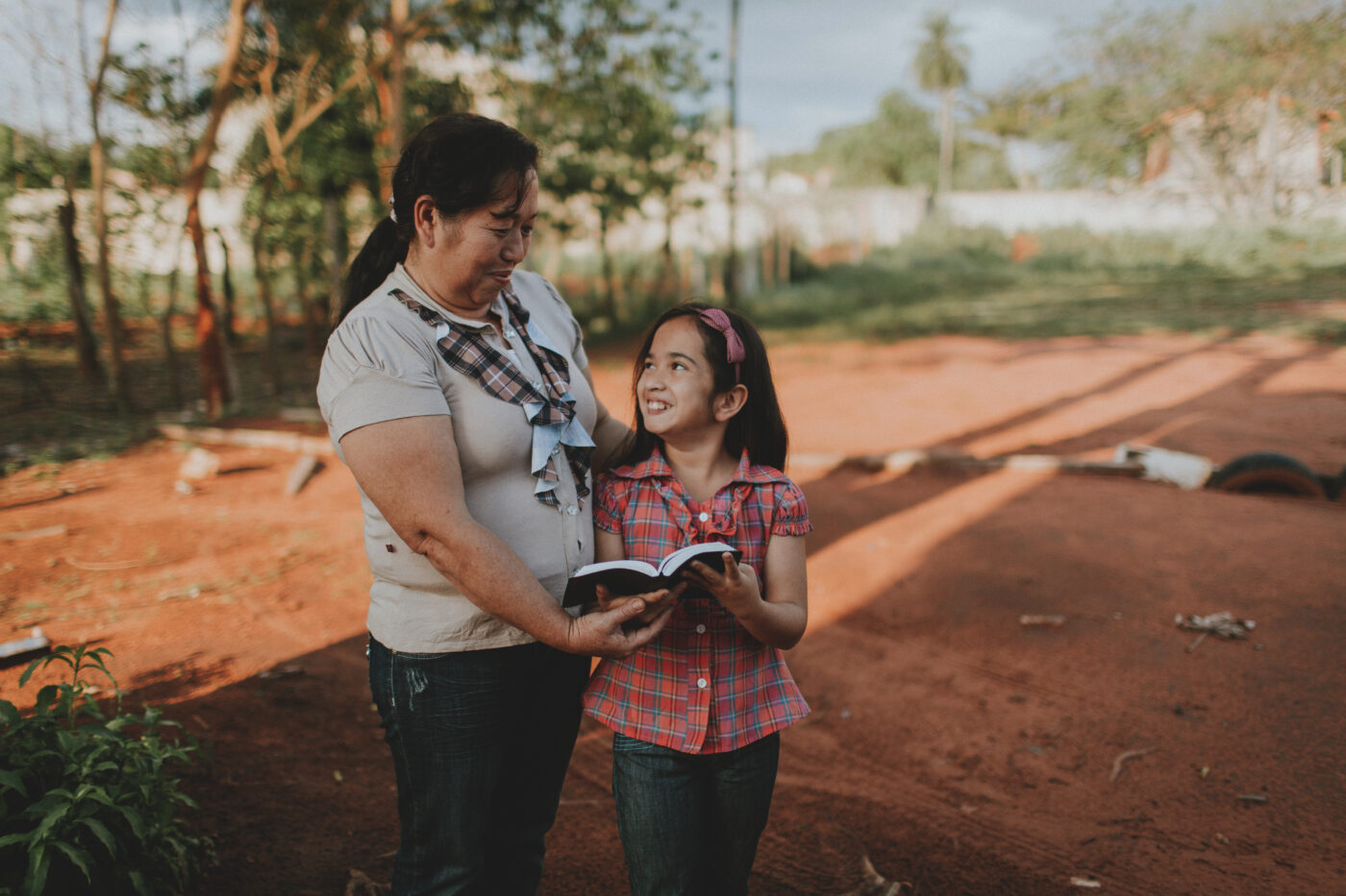 Mother and daughter in Paraguay